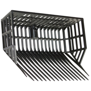 Fourche a copeaux avec panier