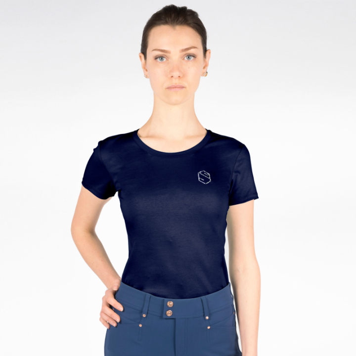 Tee shirt axelle holographique samshield blazon