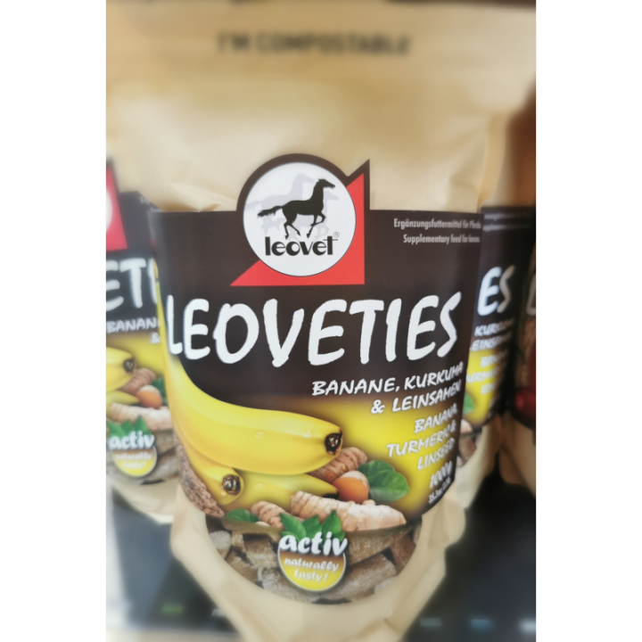 Bonbons leovet banane, curcuma, graines de lin