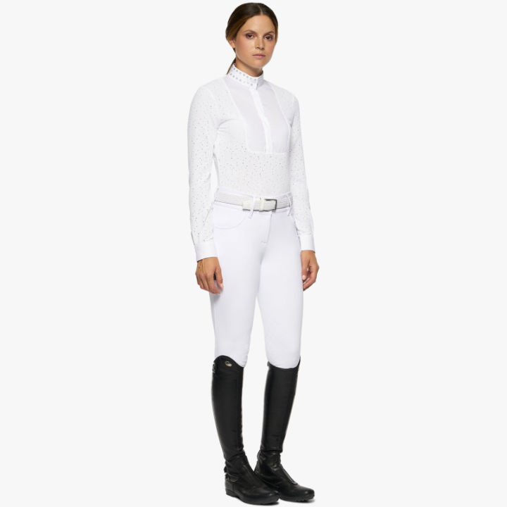 Polo ml cavalleria micro sequins