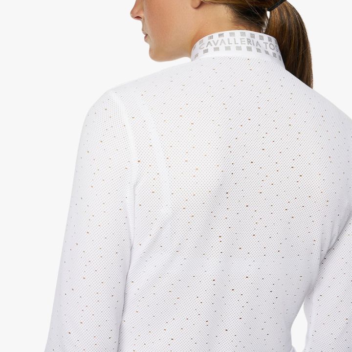 Polo ml cavalleria micro sequins