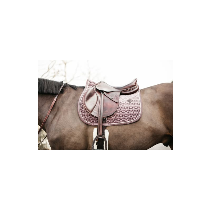 Tapis de selle velvet jumping parme