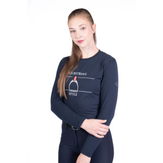 Polo manches longues equine sports hkm