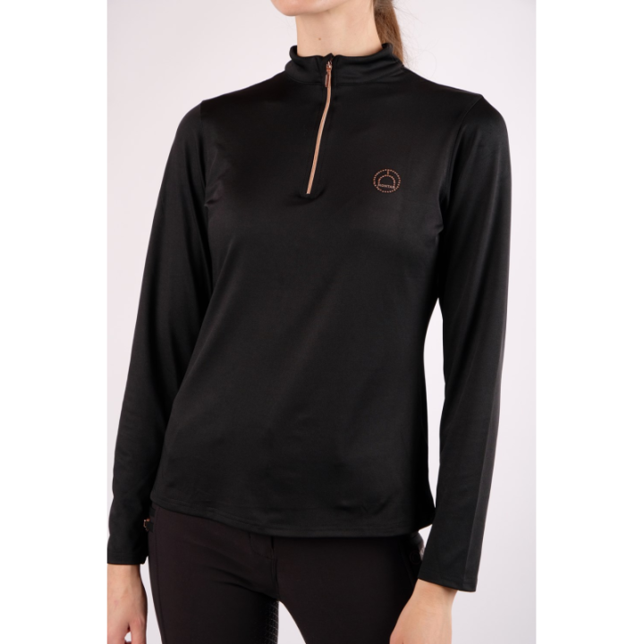 Polo everly rosegold manches longues