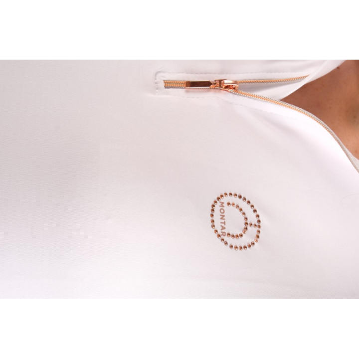 Polo everly rosegold manches longues