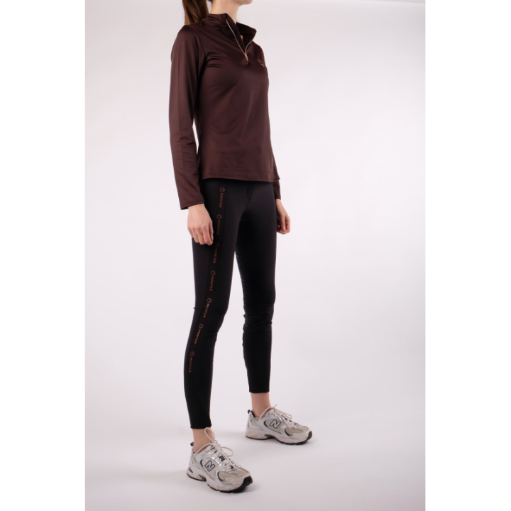 Polo everly rosegold manches longues