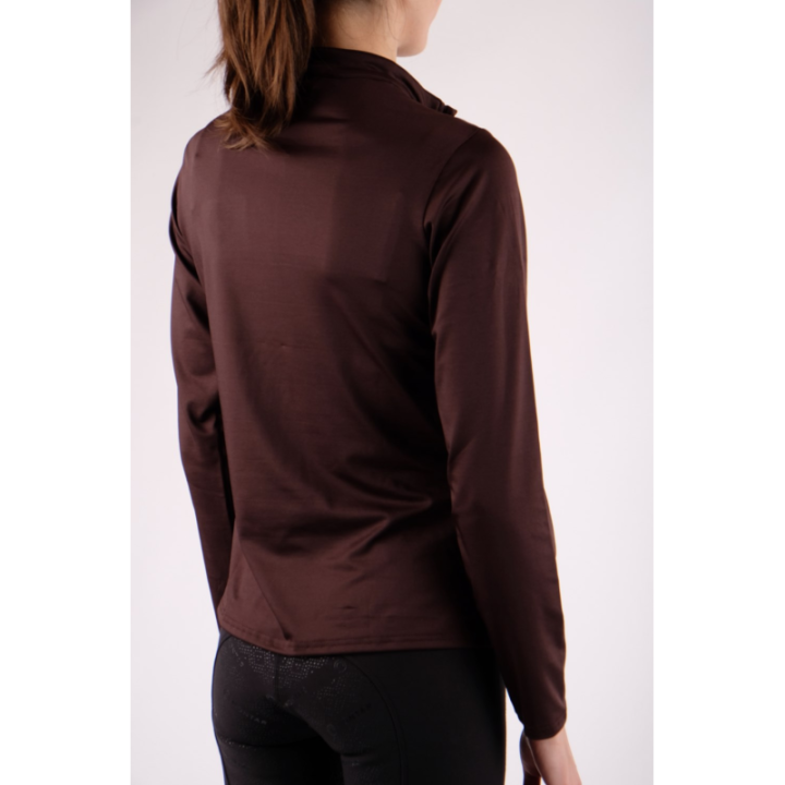 Polo everly rosegold manches longues