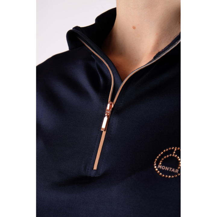 Polo everly rosegold manches longues