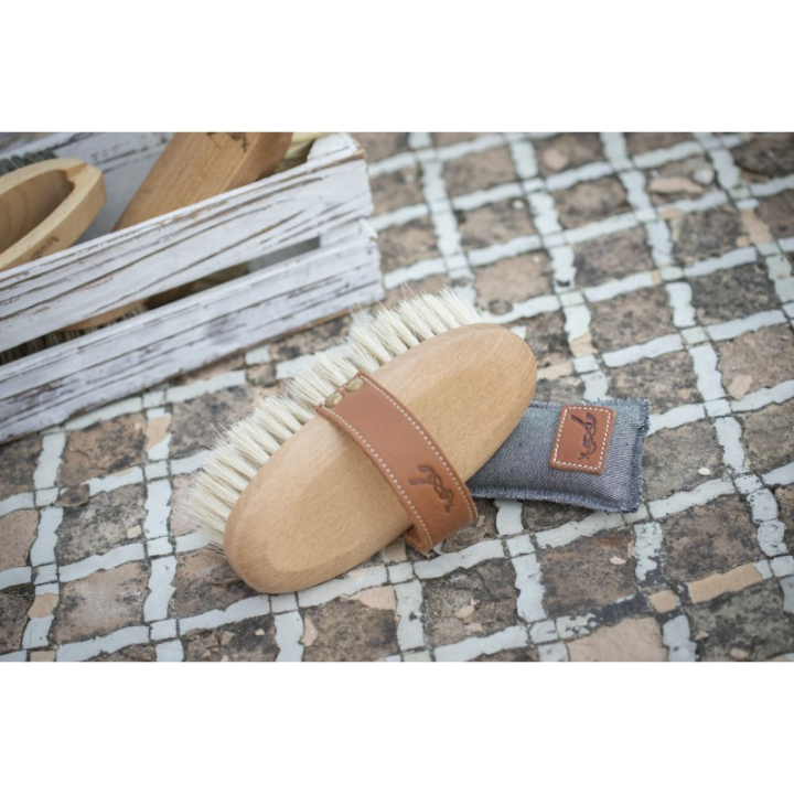 Brosse penelope douce sangle cuir pm