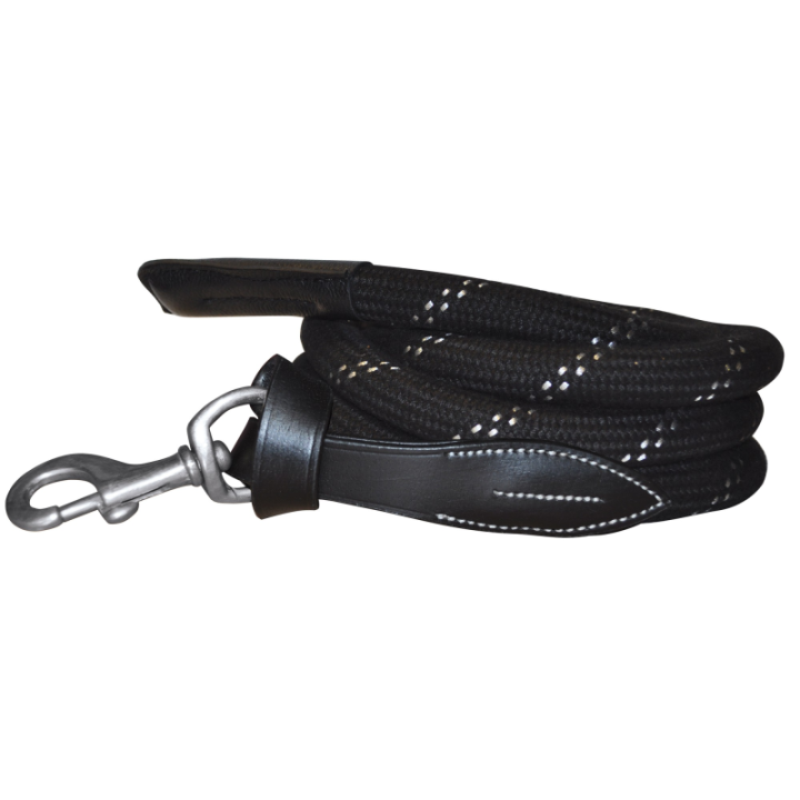 Longe corde canter boucles blanches