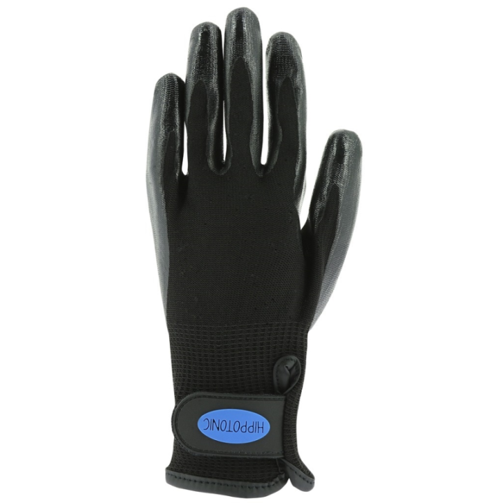 Gant de pansage anti mue noir